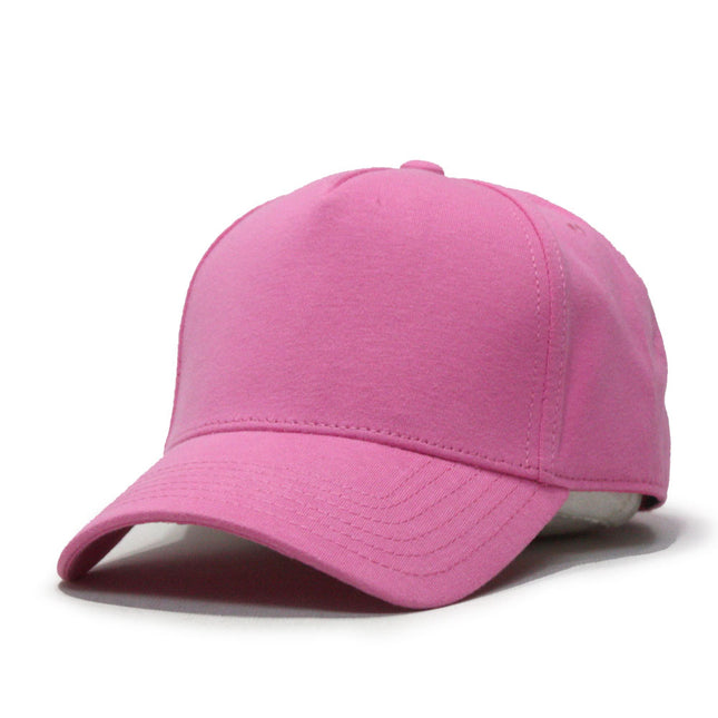 Jersey Knit Five Panel Cotton Adjustable Baseball Cap