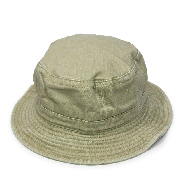 Washed Pigment Dyed Cotton Twill Bucket Hats