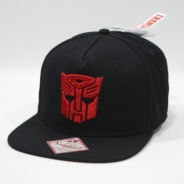 Transformers Autobot Flat Bill Adjustable Snapback Baseball Cap