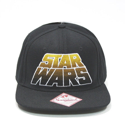Star Wars Vintage Logo Cotton Adjustable Snapback Baseball Cap Black