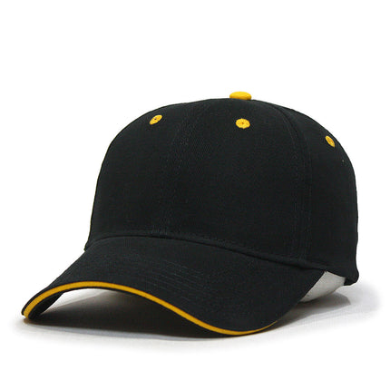 Brushed Bull Denim Sandwich Visor Low Profile Adjustable Baseball Caps