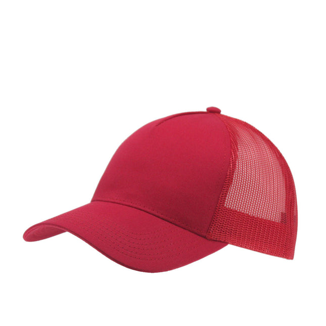 Plain Cotton Twill Mesh Adjustable Snapback Low Profile Baseball Cap