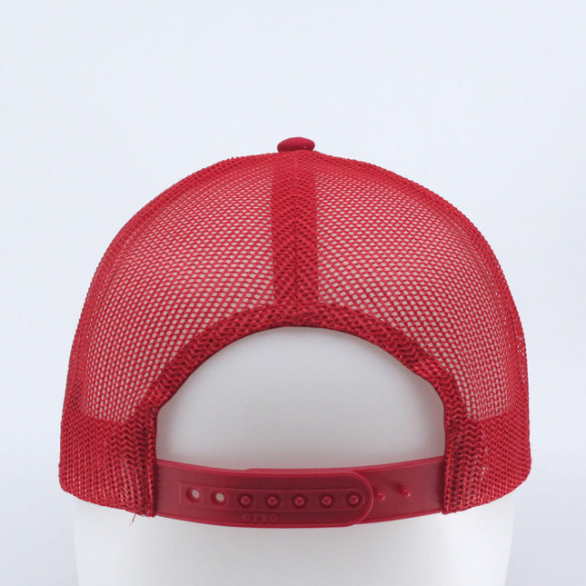 Plain Cotton Twill Mesh Adjustable Snapback Low Profile Baseball Cap