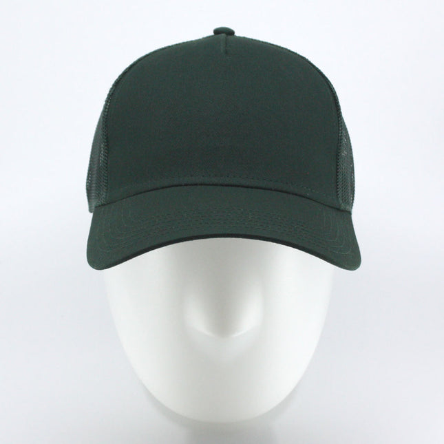 Plain Cotton Twill Mesh Adjustable Snapback Low Profile Baseball Cap