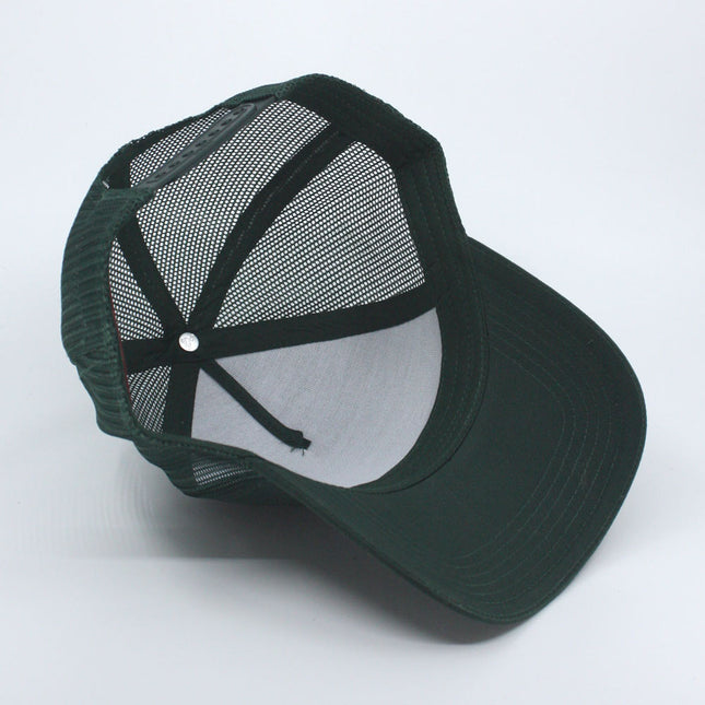 Plain Cotton Twill Mesh Adjustable Snapback Low Profile Baseball Cap