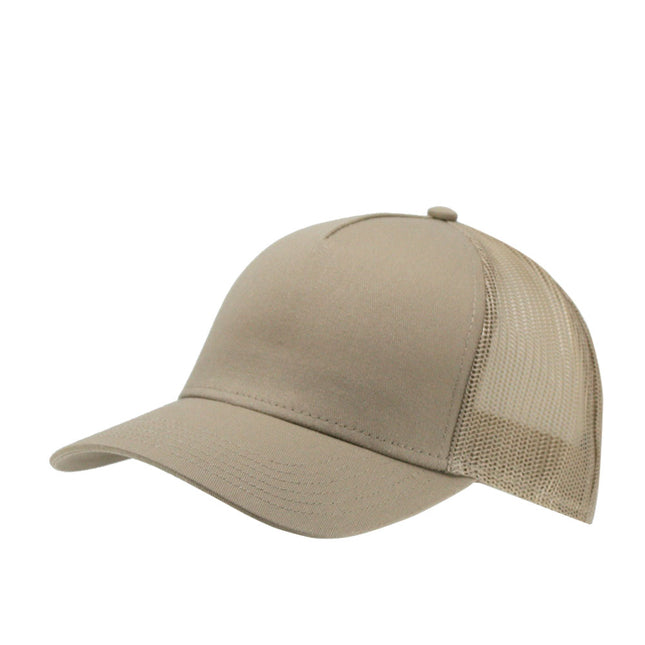 Plain Cotton Twill Mesh Adjustable Snapback Low Profile Baseball Cap