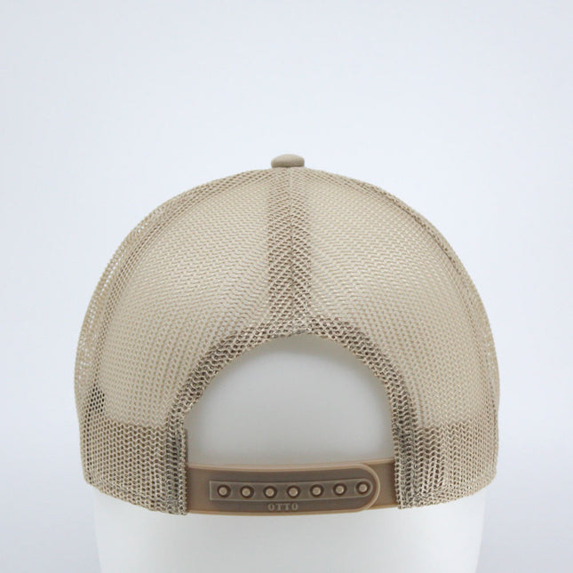 Plain Cotton Twill Mesh Adjustable Snapback Low Profile Baseball Cap