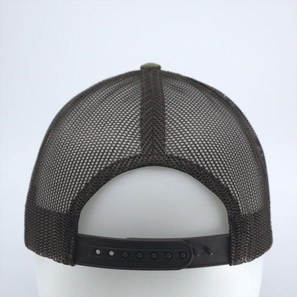 Two Tone Camouflage Cotton Twill Mesh Adjustable Trucker Baseball Cap