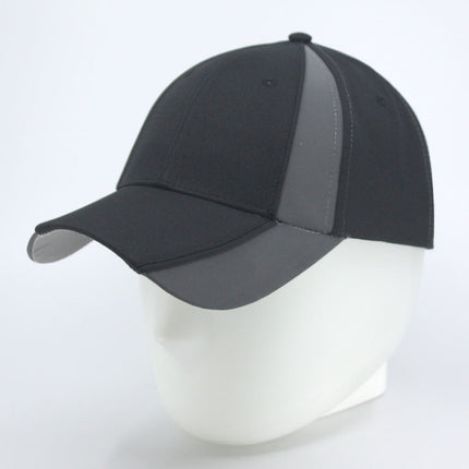 Reflective High Visibility Piping Neon Polyester Twill Low Profile Baseball Cap