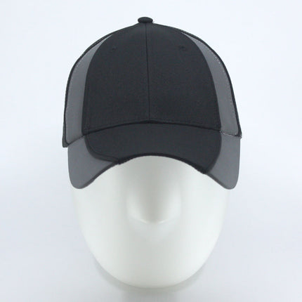 Reflective High Visibility Piping Neon Polyester Twill Low Profile Baseball Cap