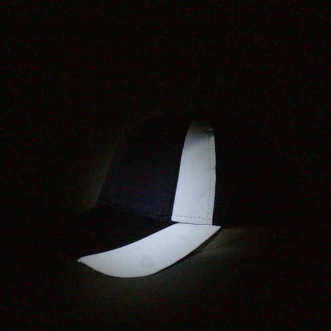Reflective High Visibility Piping Neon Polyester Twill Low Profile Baseball Cap