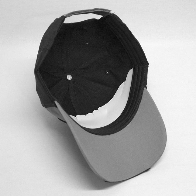 Reflective High Visibility Piping Neon Polyester Twill Low Profile Baseball Cap
