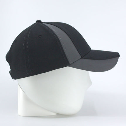 Reflective High Visibility Piping Neon Polyester Twill Low Profile Baseball Cap