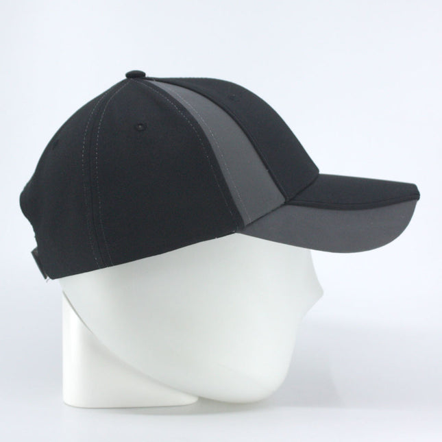 Reflective High Visibility Piping Neon Polyester Twill Low Profile Baseball Cap