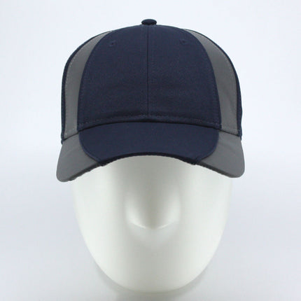 Reflective High Visibility Piping Neon Polyester Twill Low Profile Baseball Cap