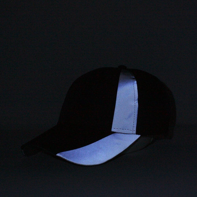 Reflective High Visibility Piping Neon Polyester Twill Low Profile Baseball Cap