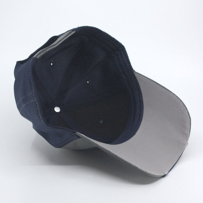 Reflective High Visibility Piping Neon Polyester Twill Low Profile Baseball Cap