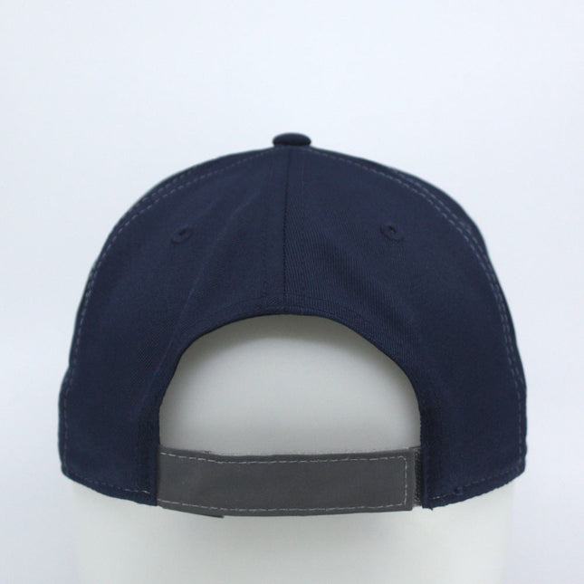 Reflective High Visibility Piping Neon Polyester Twill Low Profile Baseball Cap