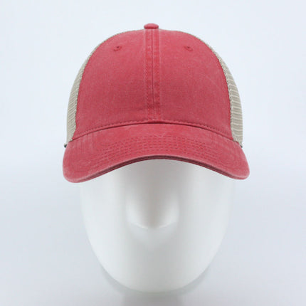 Vintage Washed Cotton Soft Mesh Adjustable Dad Hat Baseball Cap