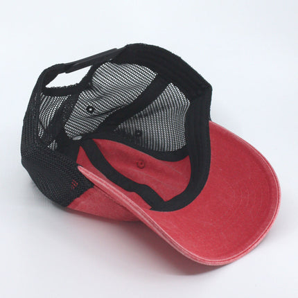 Vintage Washed Cotton Soft Mesh Adjustable Dad Hat Baseball Cap