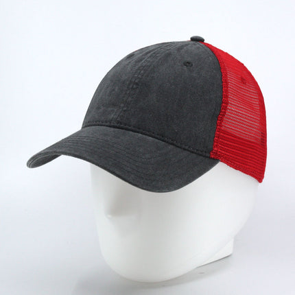 Vintage Washed Cotton Soft Mesh Adjustable Dad Hat Baseball Cap
