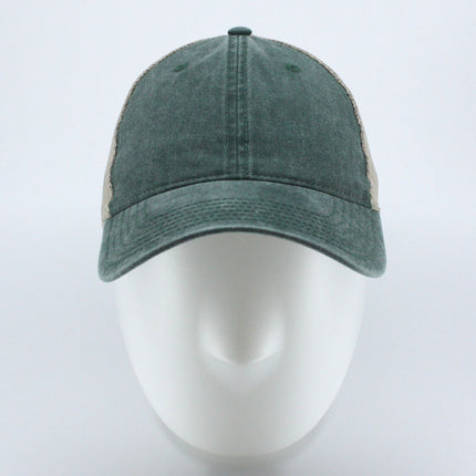 Vintage Washed Cotton Soft Mesh Adjustable Dad Hat Baseball Cap
