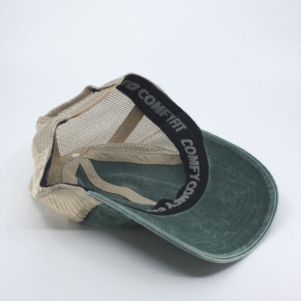 Vintage Washed Cotton Soft Mesh Adjustable Dad Hat Baseball Cap