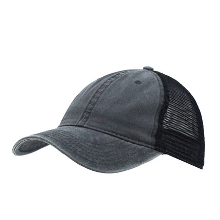 Vintage Washed Cotton Soft Mesh Adjustable Dad Hat Baseball Cap