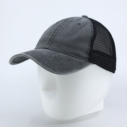 Vintage Washed Cotton Soft Mesh Adjustable Dad Hat Baseball Cap