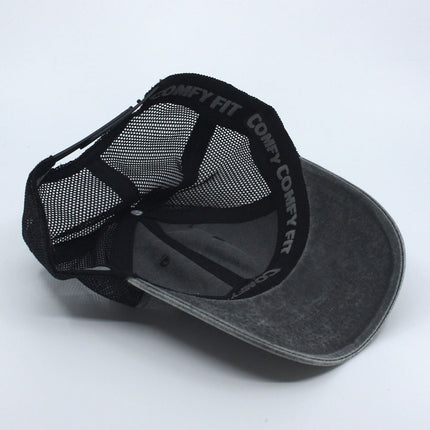 Vintage Washed Cotton Soft Mesh Adjustable Dad Hat Baseball Cap