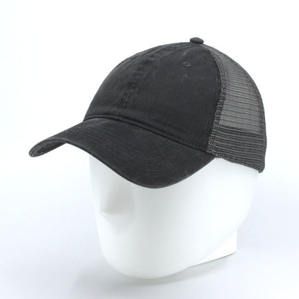 Vintage Washed Cotton Soft Mesh Adjustable Dad Hat Baseball Cap