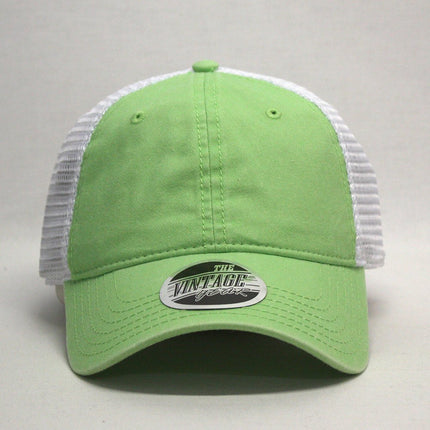 Vintage Washed Cotton Soft Mesh Adjustable Dad Hat Baseball Cap