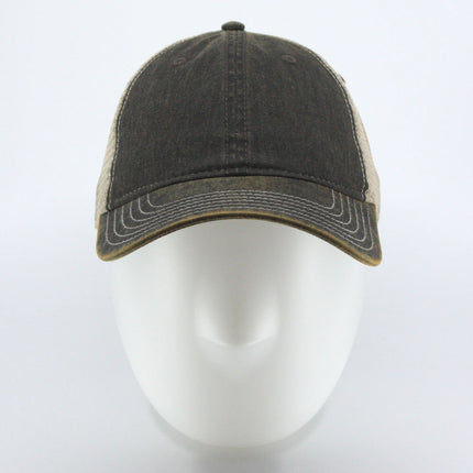 Vintage Washed Cotton Twill Soft Mesh Dad Hat Adjustable Baseball Cap