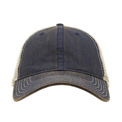 Vintage Washed Cotton Twill Soft Mesh Dad Hat Adjustable Baseball Cap