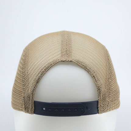 Vintage Washed Cotton Twill Soft Mesh Adjustable 5 Panel Camper Cap