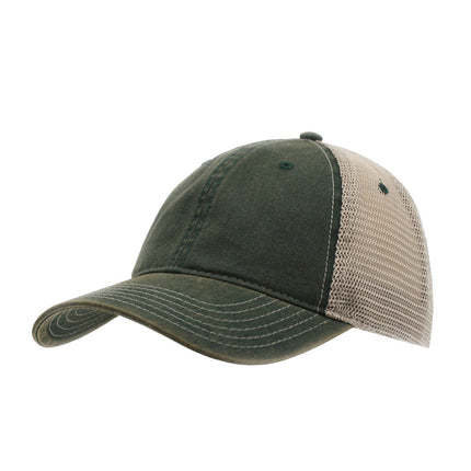 Vintage Washed Cotton Twill Soft Mesh Dad Hat Adjustable Baseball Cap