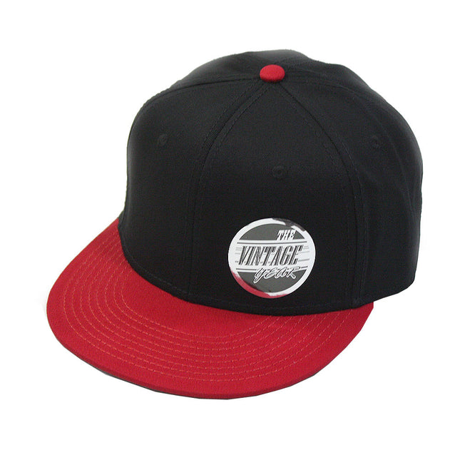 Premium Plain Cotton Twill Adjustable Flat Bill Snapback Hats Baseball Caps