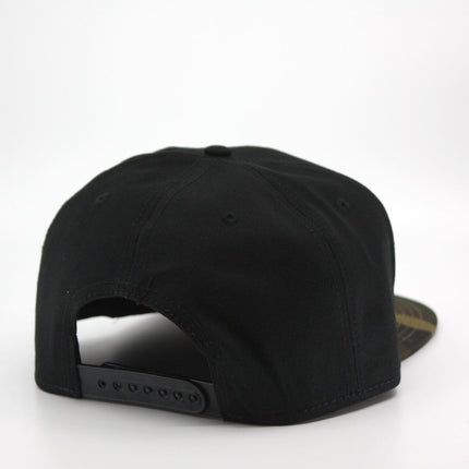 Camouflage Premium Plain Cotton Twill Adjustable Flat Bill Snapback Hats Baseball Cap