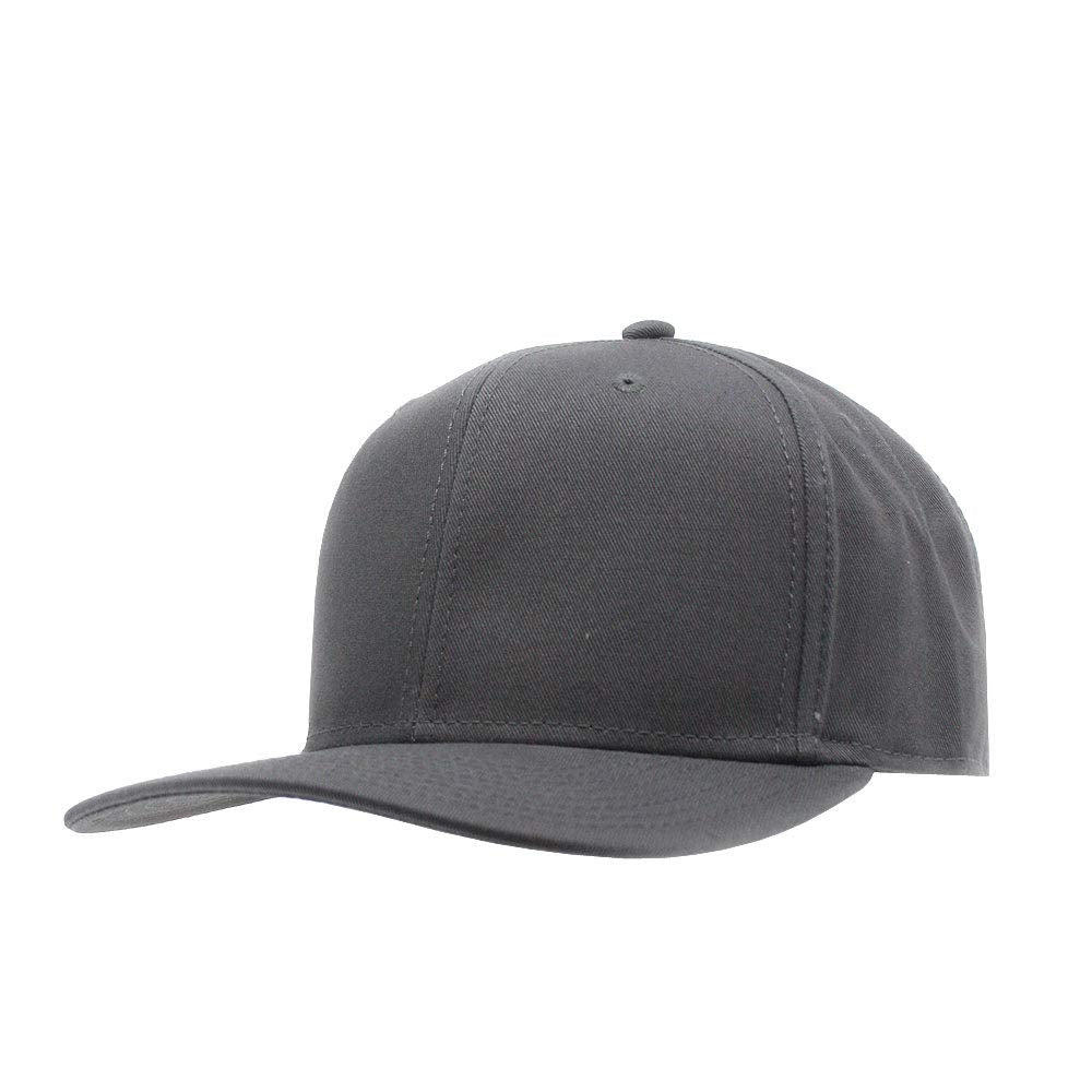 Classic Flat Bill Visor Blank Snapback Hat Cap with Adjustable Snaps