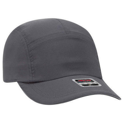Athletic Reflective Sandwich Visor Moisture Wicking Soft Crown 5 Panel Running Hat