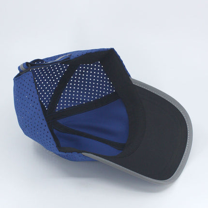Reflective Athletic Unstructured Mesh Adjustable Baseball Cap Running Hat