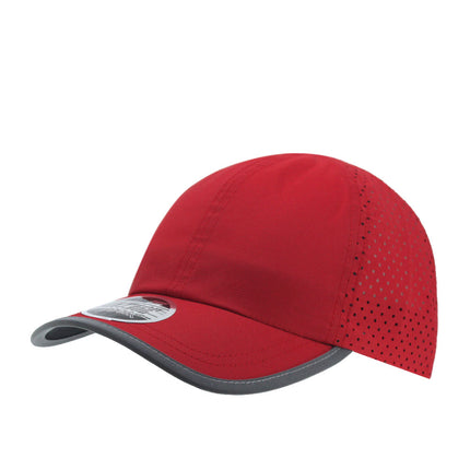 Reflective Athletic Unstructured Mesh Adjustable Baseball Cap Running Hat