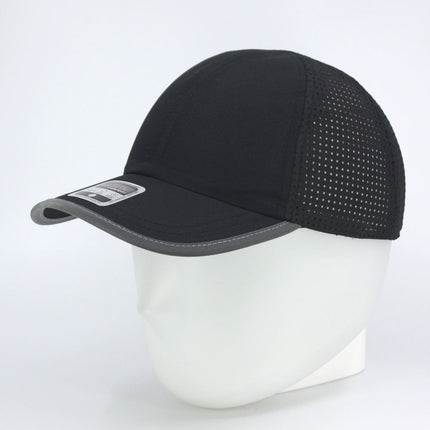 Reflective Athletic Unstructured Mesh Adjustable Baseball Cap Running Hat