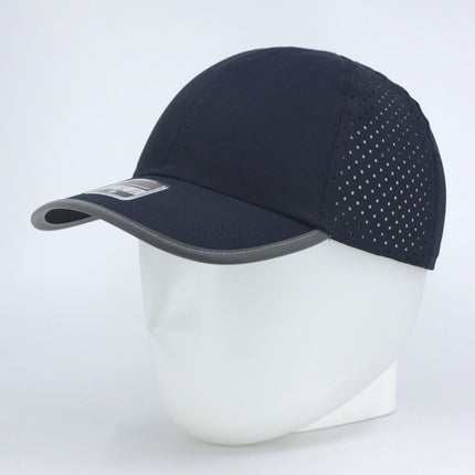 Reflective Athletic Unstructured Mesh Adjustable Baseball Cap Running Hat
