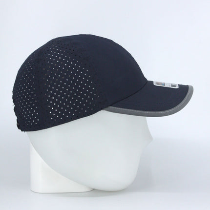 Reflective Athletic Unstructured Mesh Adjustable Baseball Cap Running Hat