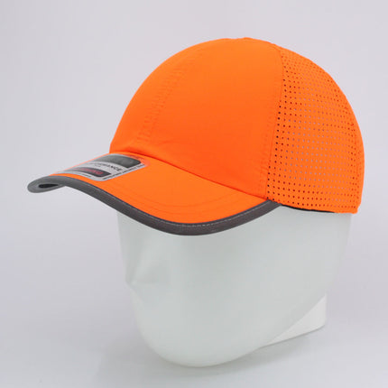 Reflective Athletic Unstructured Mesh Adjustable Baseball Cap Running Hat