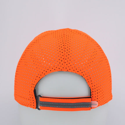 Reflective Athletic Unstructured Mesh Adjustable Baseball Cap Running Hat