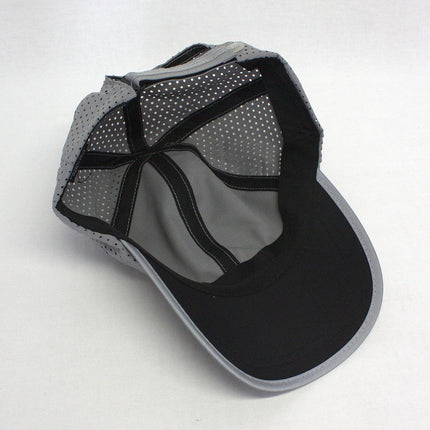 Reflective Athletic Unstructured Mesh Adjustable Baseball Cap Running Hat