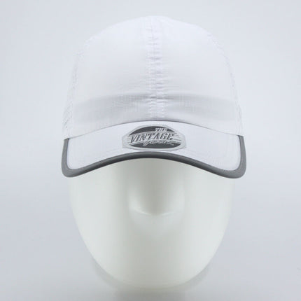 Reflective Athletic Unstructured Mesh Adjustable Baseball Cap Running Hat
