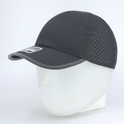 Reflective Athletic Unstructured Mesh Adjustable Baseball Cap Running Hat
